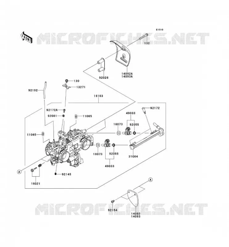 CARBU Kawasaki MOTOS 800 2014 W800  EJ800AEF