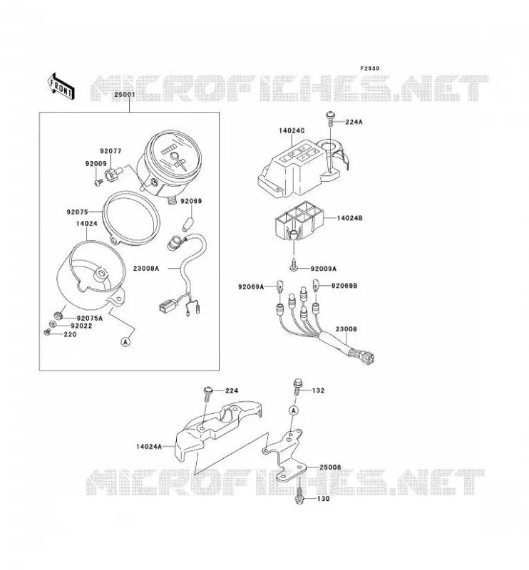 COMPTEURS Kawasaki MOTOS 250 1996 ELIMINATOR 250  EL250-D7