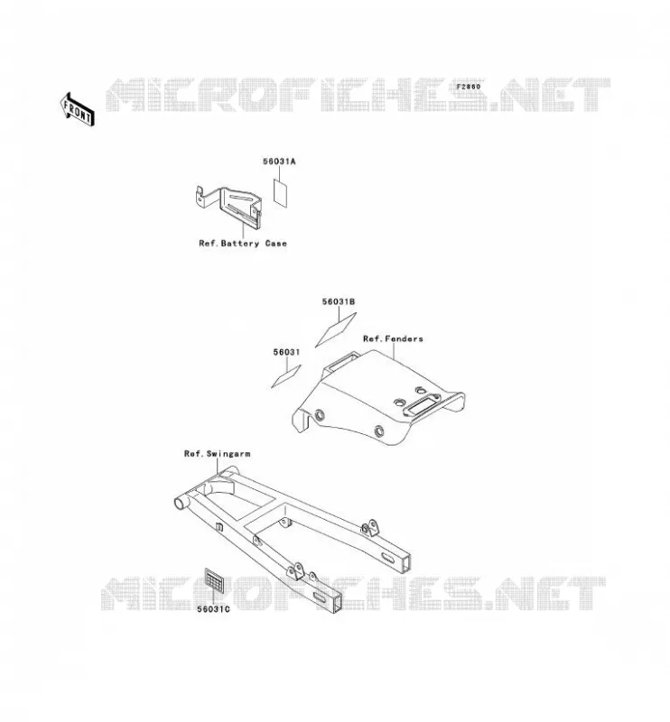 LABEL Kawasaki MOTOS 250 1996 ELIMINATOR 250  EL250-D7