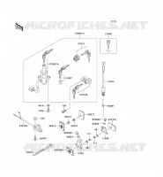 CONTACTEUR SERRURE/R&Eacute;FLECTEUR pour Kawasaki ELIMINATOR 250 1991