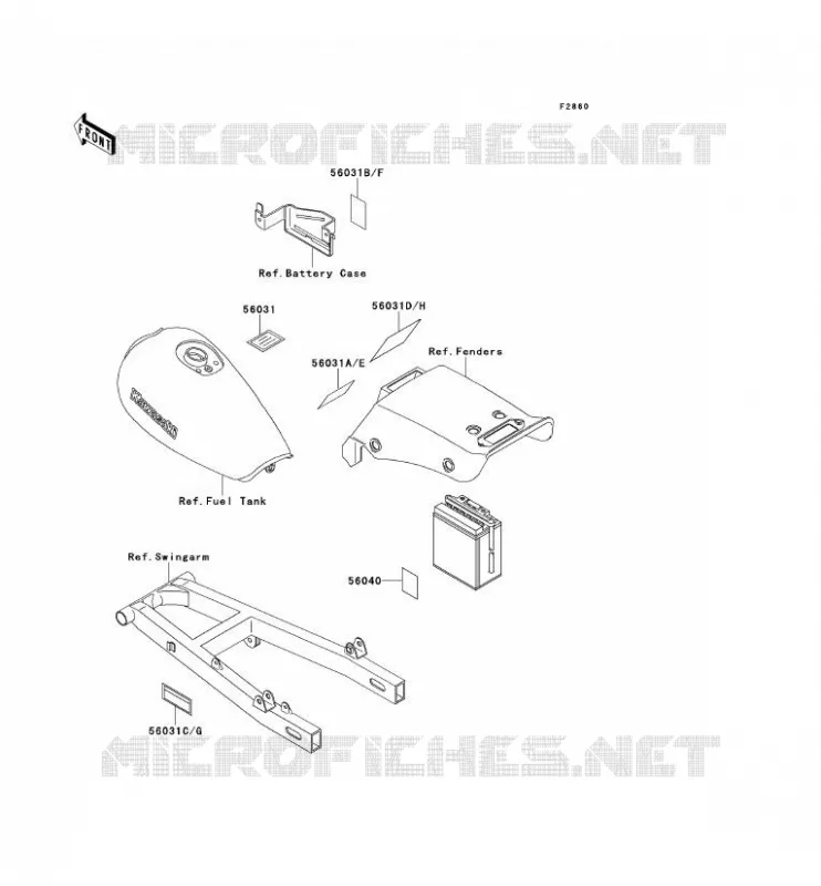 LABEL Kawasaki MOTOS 250 1993 ELIMINATOR 250  EL250-E3