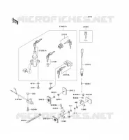 CONTACTEUR SERRURE/R&Eacute;FLECTEUR pour Kawasaki ELIMINATOR 250 1994