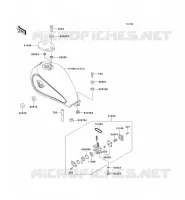 RESERVOIR CARBURANT pour Kawasaki EN500 1994