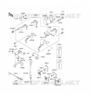 CONTACTEUR/SERRURE/R&Eacute;FLECTEUR pour Kawasaki EN500 1994