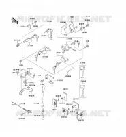 CONTACTEUR SERRURE/R&Eacute;FLECTEUR pour Kawasaki EN500 1996