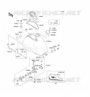 RESERVOIR CARBURANT pour Kawasaki EN500 LTD 2005