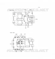 BOULON CARTER MOTEUR pour Kawasaki EN500 1997
