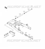 BRAS OSCILLANT pour Kawasaki EN500 LTD 1999