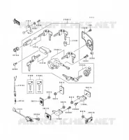 CONTACTEUR SERRURE/R&Eacute;FLECTEUR pour Kawasaki EN500 LTD 1999