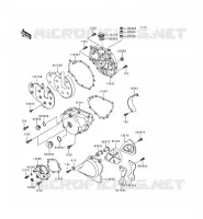 COUVERCLES MOTEUR pour Kawasaki EN500 LTD 1999