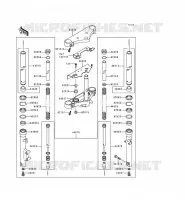 FOURCHE pour Kawasaki EN500 LTD 1999