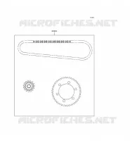 KIT CHAINE pour Kawasaki EN500 LTD 1999