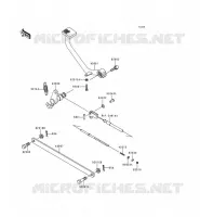PEDALE DE FREIN/TORQUE LINK pour Kawasaki EN500 LTD 1999