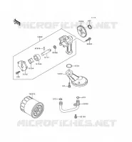POMPE A HUILE/FILTRE &Agrave; HUILE pour Kawasaki EN500 LTD 1999