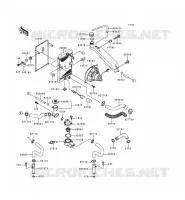 RADIATEUR pour Kawasaki EN500 LTD 1999