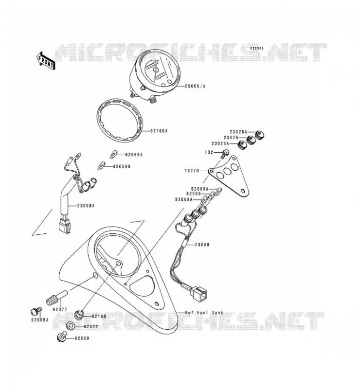 COMPTEURS Kawasaki MOTOS 500 2000 EN500  EN500-C5