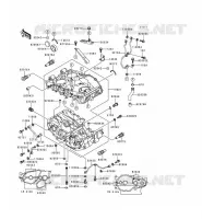 CARTER MOTEUR(S) pour Kawasaki EN500 LTD 2000