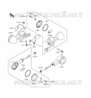 CLIGNOTANTS pour Kawasaki EN500 LTD 2000