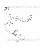 &Eacute;CHAPPEMENT pour Kawasaki EN500 LTD 2000