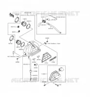 FILTRE A AIR pour Kawasaki EN500 LTD 2000