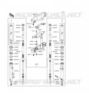FOURCHE pour Kawasaki EN500 LTD 2000