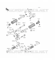 REPOSE PIED pour Kawasaki EN500 LTD 2000