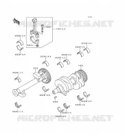 VILEBREQUIN pour Kawasaki EN500 LTD 2000