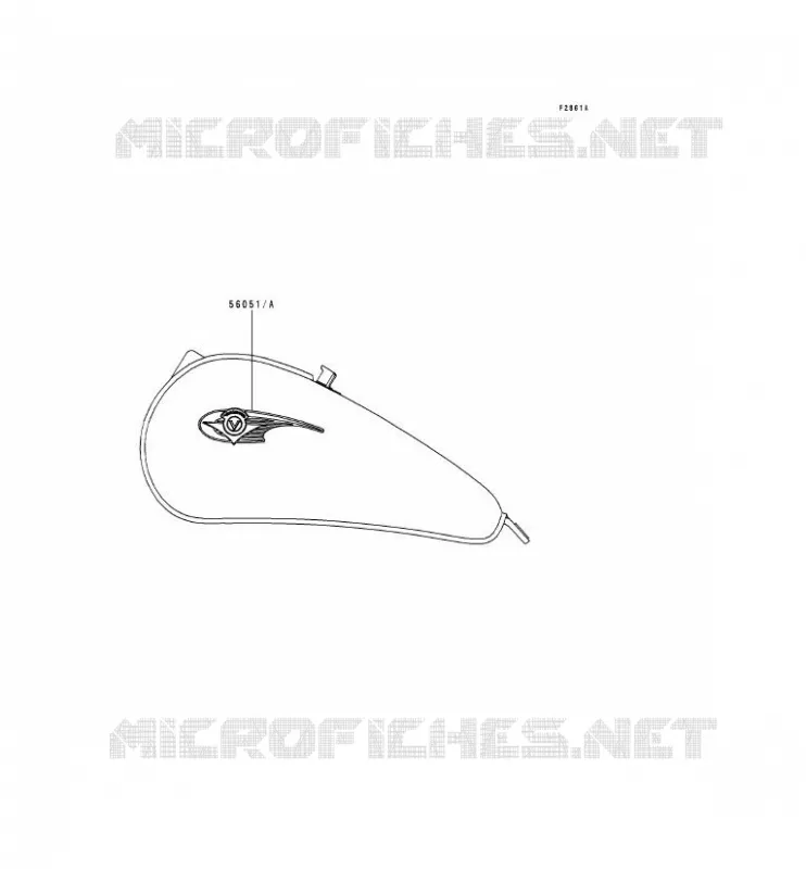 STICKER Kawasaki MOTOS 500 2000 EN500 LTD  EN500-C5