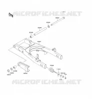 BRAS OSCILLANT pour Kawasaki EN500 LTD 2001
