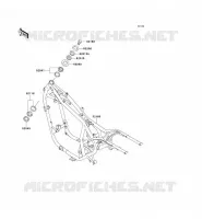 CH&Acirc;SSIS pour Kawasaki EN500 LTD 2001