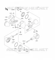 CLIGNOTANTS pour Kawasaki EN500 LTD 2001