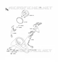 COMPTEURS pour Kawasaki EN500 LTD 2001