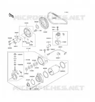 D&Eacute;MARREUR pour Kawasaki EN500 LTD 2001