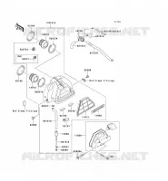 FILTRE A AIR pour Kawasaki EN500 LTD 2001