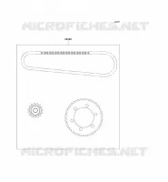 KIT CHAINE pour Kawasaki EN500 LTD 2001