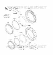 PNEUS pour Kawasaki EN500 LTD 2001