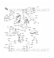 RADIATEUR pour Kawasaki EN500 LTD 2001