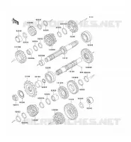 TRANSMISSION pour Kawasaki EN500 LTD 2001