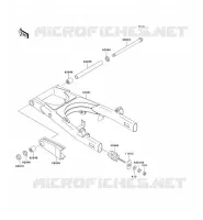 BRAS OSCILLANT pour Kawasaki EN500 LTD 2004