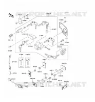 CONTACTEUR SERRURE/R&Eacute;FLECTEUR pour Kawasaki EN500 LTD 2004