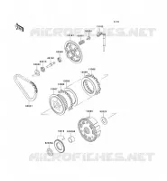 EMBRAYAGE pour Kawasaki EN500 LTD 2004