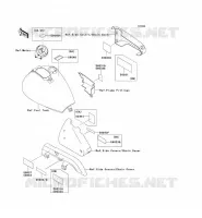 LABEL pour Kawasaki EN500 LTD 2004