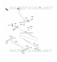 PEDALE DE FREIN/TORQUE LINK pour Kawasaki EN500 LTD 2004
