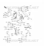 RADIATEUR pour Kawasaki EN500 LTD 2004