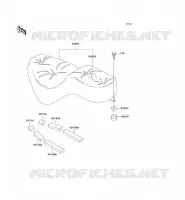 SELLE pour Kawasaki EN500 LTD 2004