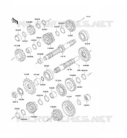TRANSMISSION pour Kawasaki EN500 LTD 2004