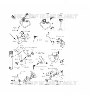 CONTACTEUR SERRURE/R&Eacute;FLECTEUR pour Kawasaki VULCAN S 2015