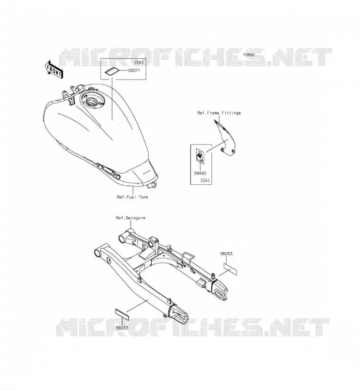 LABEL Kawasaki MOTOS 650 2015 VULCAN S  EN650AFF