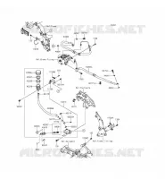 MAITRE CYLINDRE ARRI&Egrave;RE pour Kawasaki VULCAN S ABS 2015