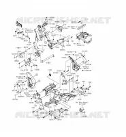 PIECE DE CADRE (COUVERTURE) pour Kawasaki VULCAN S ABS 2015